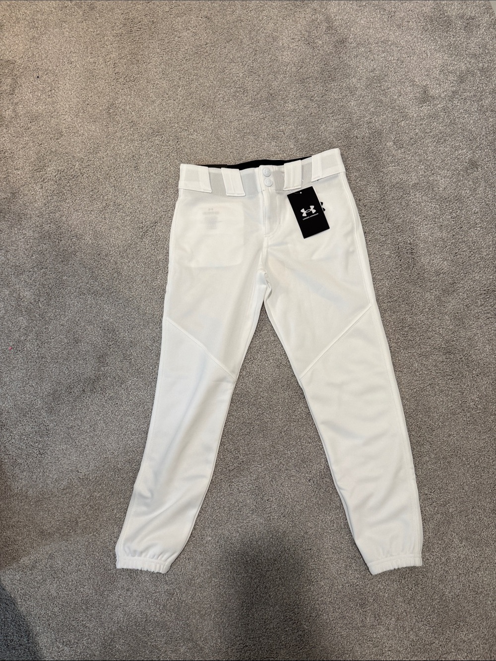 Under Armour White Performance Baseball Pants